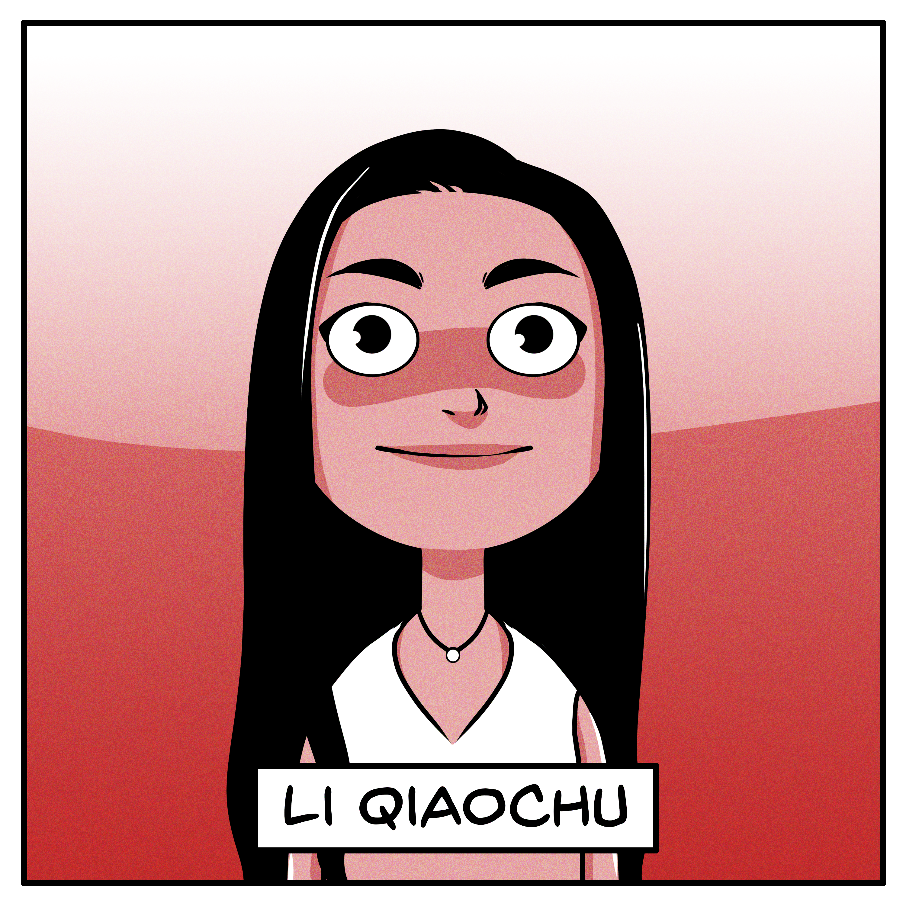 Cartoon of Li Qiaochu
